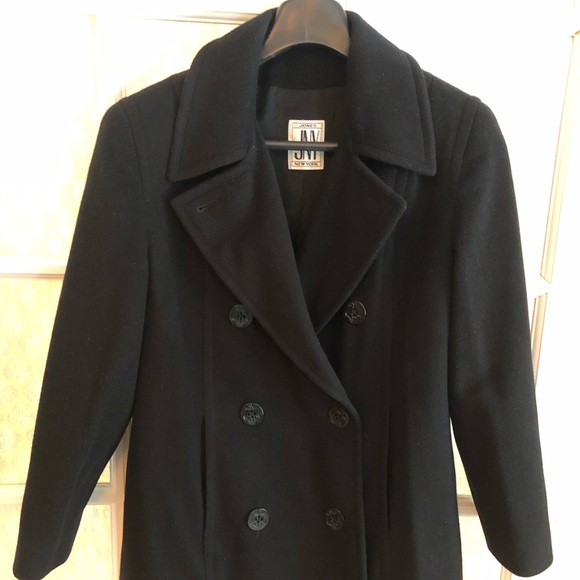 Jones New York Jackets & Blazers - Women’s Dress Wool Peacoat